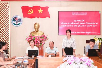 ĐỔI MỚI GIÁO DỤC THỜI ĐẠI SỐ CÙNG AI “HÀNH ĐỘNG ĐỘT PHÁ, LAN TOẢ KẾT QUẢ”
